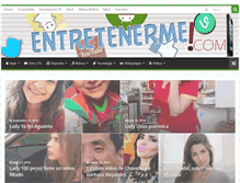 Tablet Screenshot of entretenerme.com